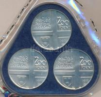 1977. 200Ft Ag (3xklf) "Magyar festők II. / Csontváry, Mányoki, Rippl-Rónai" sor T:BU
Ada...