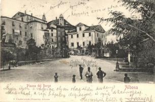 Labin, Albona; Piazza del Borgo / square, T. Vladislovich (Rb)