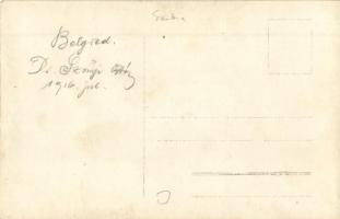 1916 Belgrade, WWI damaged buildings, Dr. Szőnyi Ottó photo