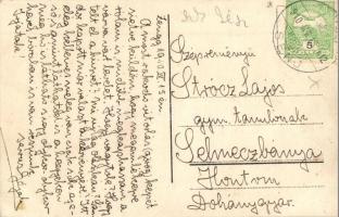 1910 Senj, Zengg; görög vitorlás a kikötőben / Greek yacht in the port, photo (EK)