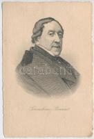 9 db RÉGI híres zeneszerzők portréja, grafikák / 9 pre-1945 famous musicians and composers, graphics