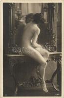 Erotic nude lady with mirror (EK)