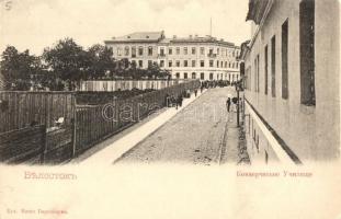 Bialystok, commercial school, street (EK)