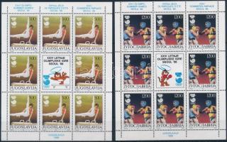 Summer Olympics; Seoul margin set + minisheet set Nyári olimpia; Szöul ívszéli sor + kisívsor