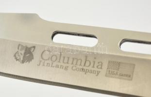 Columbia vadásztőr, saját tokjában, újszerű állapotban, pengehossz: 17,5 cm teljes hossz: 30 cm