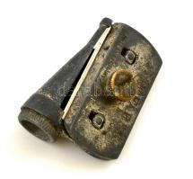 Faber régi fém hegyező, jelzett, h:4,5 cm