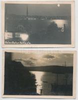 9 db RÉGI fotó képeslap Törökországból (Ankara, Isztambul, Izmir) a 30-as évekből / 9 pre-1945 photo...