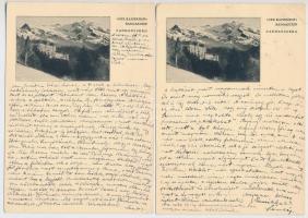 10 db főleg RÉGI nagyalakú képeslap, templom belsők, osztrák városképes lapok, néhány modern / 10 mo...