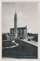 Fiume - 5 db RÉGI városképes lap, templomok, hidroplán / 5 pre-1945 town-view postcards, churches, s...