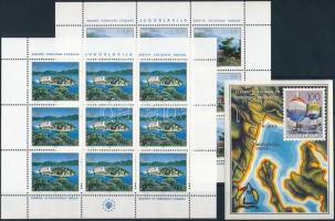 1980-1986 Europa CEPT mini sheet set + block 1980-1986 Europa CEPT kisívsor + blokk