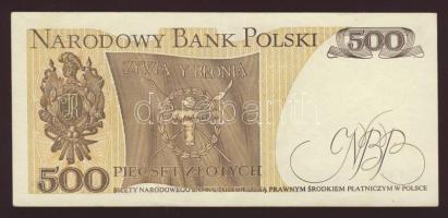 Lengyelország 1982. 500Zl T:II Csak egyszer hajtva!