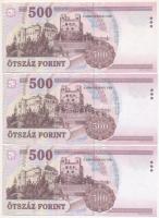 2005. 500Ft "EA" (3x) sorszámkövetők T: