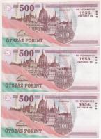 2006. 500Ft "EC" (3x) sorszámkövetők T:I