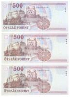 2005-2013. 500Ft (7x) hat különböző évszám, és közte még "50. évforduló 1956. október 23."...