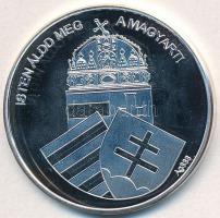 DN "Nemzetünk nagyjai - Klapka György" Ag emlékérem tanúsítvánnyal (15g/0.333/35mm) T:PP