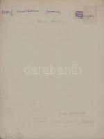 cca 1928 Mezőkövesd, gyermekjáték, Kerny István (1879-1963) feliratozott vintage fotóművészeti alkot...