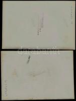 cca 1940 Lukács Margit (1914-2002) színésznő privát környezetben, 5 db feliratozott vintage fotó, há...