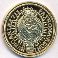 DN "Magyar aranypénzek utánveretben - I. Ferdinánd aranyforint" aranyozott Ag emlékérem ta...