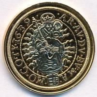 DN "Magyar aranypénzek utánveretben - III. Ferdinánd aranyforint" aranyozott Ag emlékérem ...