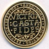 DN "Magyar aranypénzek utánveretben - Bocskai Erzsébet 10 dukát" aranyozott Ag emlékérem (...