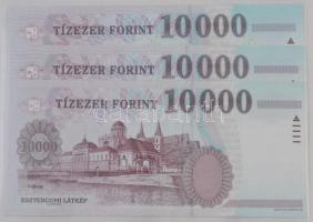 2006. 10.000Ft "AB" + 2008. 10.000Ft "AA" + 2012. 10.000Ft "AD" T:I