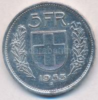 Svájc 1953B 5Fr Ag T:2,2-
Switzerland 1953B 5 Francs Ag C:XF,VF