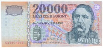 2009. 20.000Ft "GB" T:I Hungary 2009. 20.000 Forint "GB" C:UNC