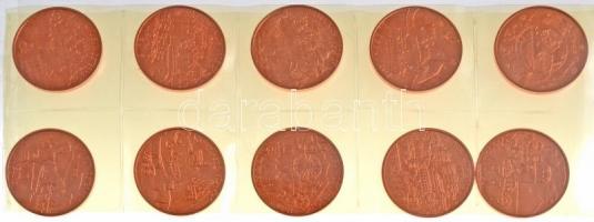 Ausztria 2012-2016. 10E Cu (10xklf) Euro emlékérmek T:BU
Austria 2012-2016. 10 Euro Cu (10xdiff) Eu...