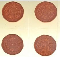 Ausztria 2012-2016. 5E Cu (10xklf) Euro emlékérmek T:BU
Austria 2012-2016. 5 Euro Cu (10xdiff) Euro...