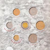 2007. 1Ft-100Ft (8xklf) forgalmi sor, benne "Berán Lajos és a pengő" Ag emlékérem (10g/0.9...