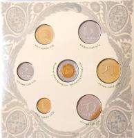 2007. 1Ft-100Ft (8xklf) forgalmi sor, benne "Berán Lajos és a pengő" Ag emlékérem (10g/0.9...