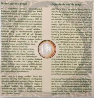 2007. 1Ft-100Ft (8xklf) forgalmi sor, benne "Berán Lajos és a pengő" Ag emlékérem (10g/0.9...