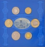 2007. 1Ft-100Ft (8xklf) forgalmi sor, benne "Berán Lajos és a pengő" Ag emlékérem (10g/0.9...