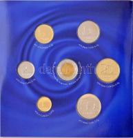 2007. 1Ft-100Ft (8xklf) forgalmi sor, benne "Berán Lajos és a pengő" Ag emlékérem (10g/0.9...