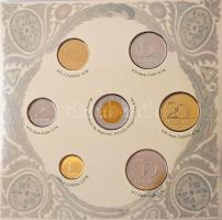 2007. 1Ft-100Ft (8xklf) forgalmi sor, benne "Berán Lajos és a pengő" Ag emlékérem (10g/0.9...