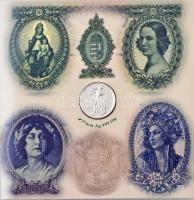 2007. 1Ft-100Ft (8xklf) forgalmi sor, benne "Berán Lajos és a pengő" Ag emlékérem (10g/0.9...