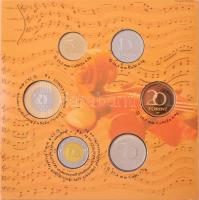 2009. 5Ft-200Ft "Haydn" (6xklf) forgalmi sor + "Joseph Haydn" Ag emlékérem (12g/...