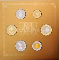 2009. 5Ft-200Ft "Haydn" (6xklf) forgalmi sor + "Joseph Haydn" Ag emlékérem (12g/...