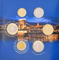 2009. 5Ft-200Ft "Haydn" (6xklf) forgalmi sor + "Joseph Haydn" Ag emlékérem (12g/...