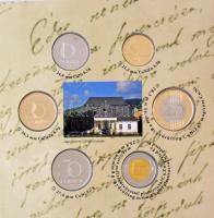 2004. 1Ft-100Ft (7xklf) forgalmi sor dísztokban, valamint 2004. 50Ft Cu-Ni "Magyarország az Eur...