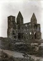 cca 1930 Zsámbéki templomromok, 2 db vintage negatív Kerny István (1879-1963) hagyatékából, 8x6 cm