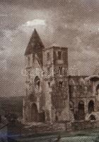 cca 1930 Zsámbéki templomromok, 2 db vintage negatív Kerny István (1879-1963) hagyatékából, 8x6 cm