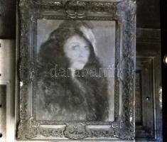 cca 1930 Rippl Rónai József öt festményéről készült 7 db vintage negatív Kerny István (1879-1963) ha...