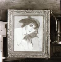 cca 1930 Rippl Rónai József öt festményéről készült 7 db vintage negatív Kerny István (1879-1963) ha...