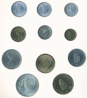 1993. 10f-200Ft (11xklf) forgalmi sor dísztokban, benne 200Ft Ag "MNB" T:BU