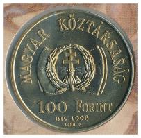 1998. 50f-200Ft (10xklf) forgalmi sor dísztokban + 1998. 100Ft alpakka "1848-1849. Szabadsághar...