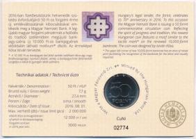 2003. 20Ft Cu-Ni-Zn "Deák Ferenc születésének 200. évfordulója" első napi veret számozott ...