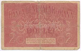 Románia / Német megszállás 1917. 2L román felülbélyegzéssel T:III-,IV
Romania / German occupation 1...