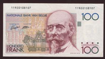 Belgium 1978-81. 100Fr T:II