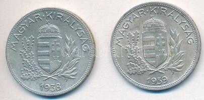 1938. 1P Ag + 1939. 1P Ag T:1-,2